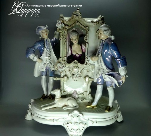Купить фарфоровые статуэтки Royal Dux, Карета, Чехословакия